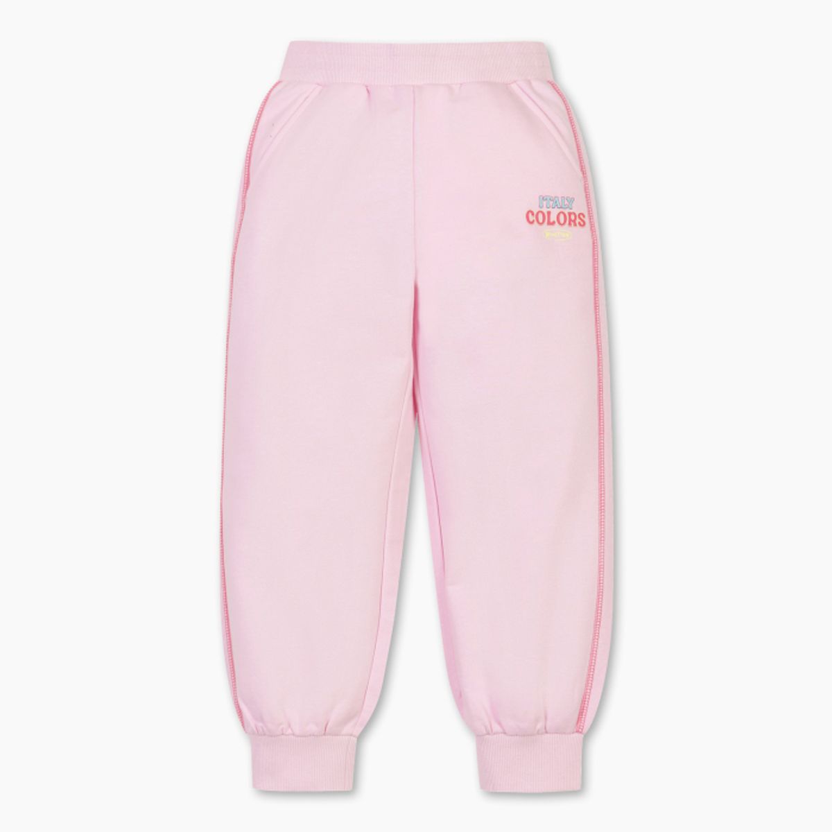 베네통키즈(BENETTONKIDS) 그래픽 조거 팬츠_QATP02611LV