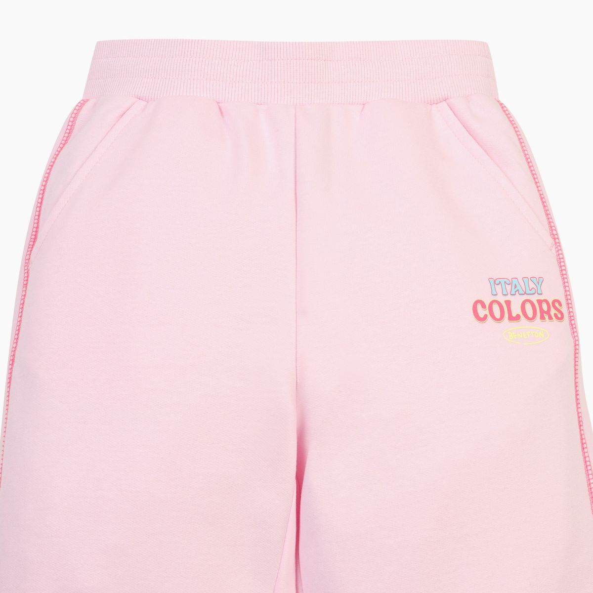 베네통키즈(BENETTONKIDS) 그래픽 조거 팬츠_QATP02611LV