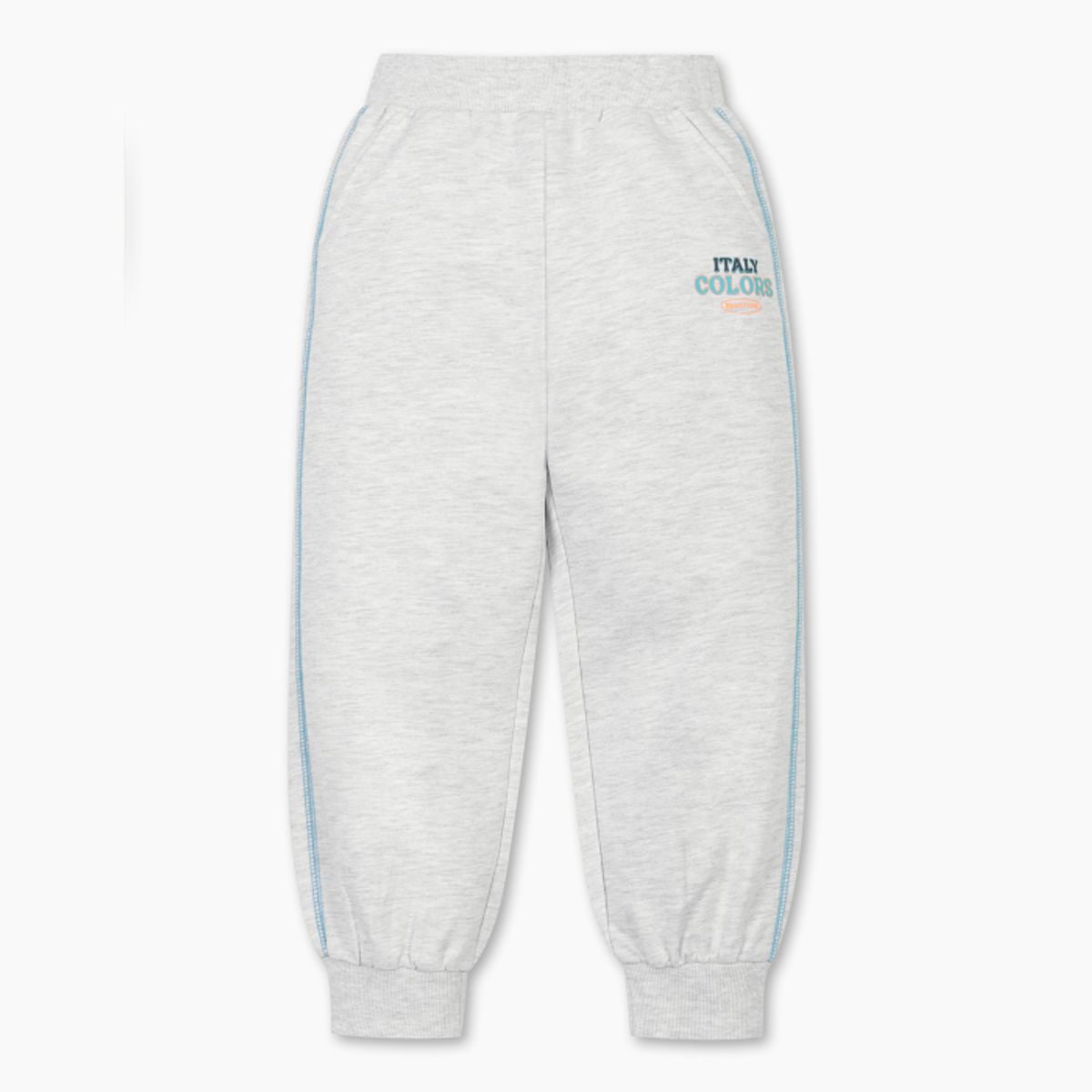 베네통키즈(BENETTONKIDS) 그래픽 조거 팬츠_QATP02611MG