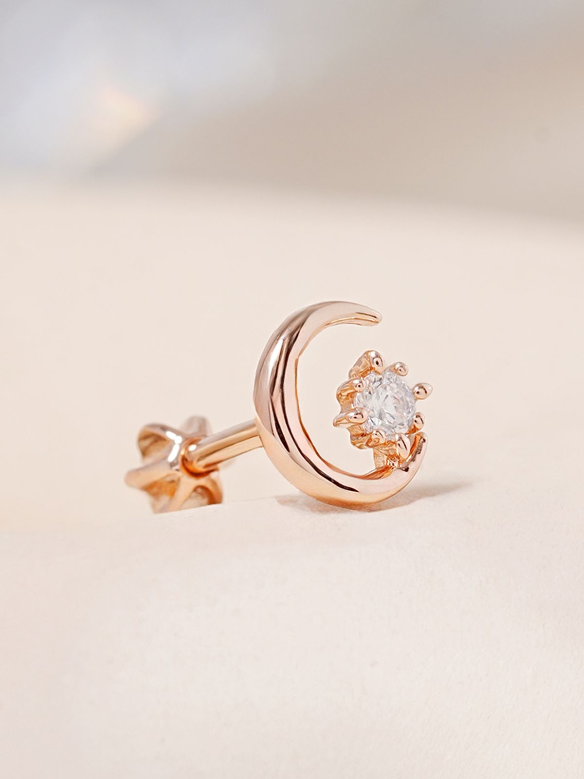 미니멀피어싱(MINIMALPIERCING) 14K 18K 문라이트 스타 피어싱