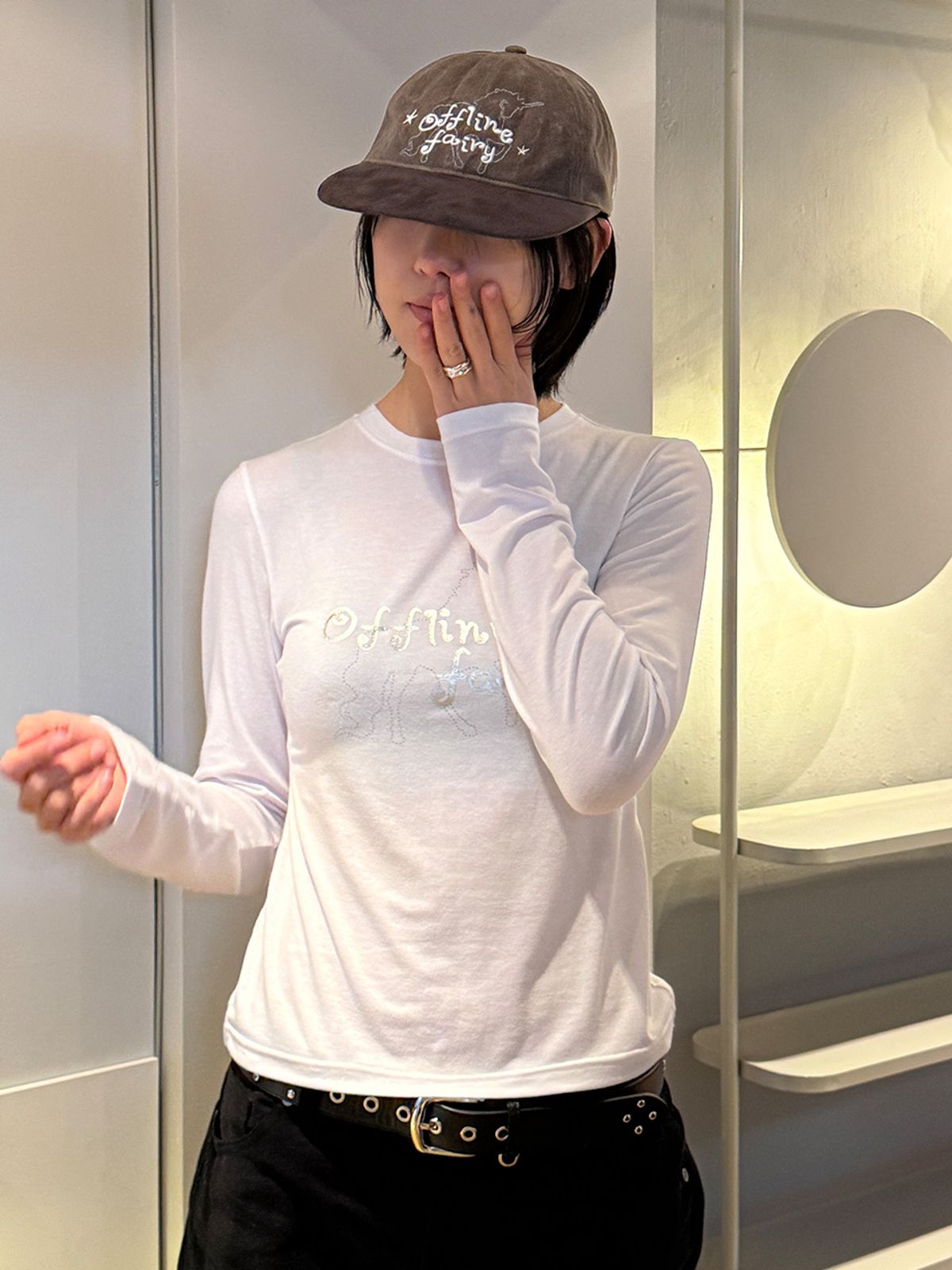 기준(KIJUN) Offline Fairy Tee Off-White