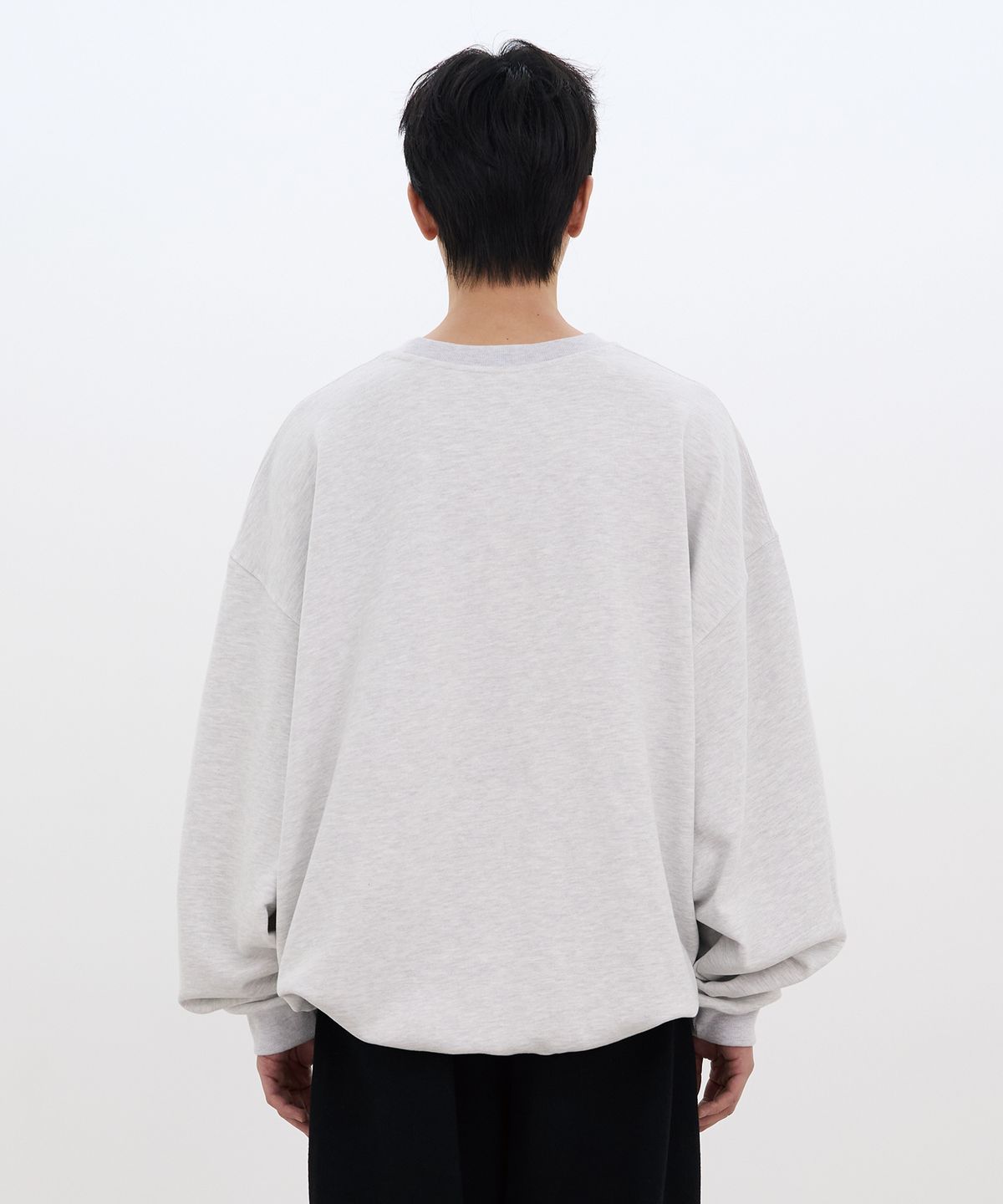 카사카사(KASAKASA) Oversized Sweatshirt Grey