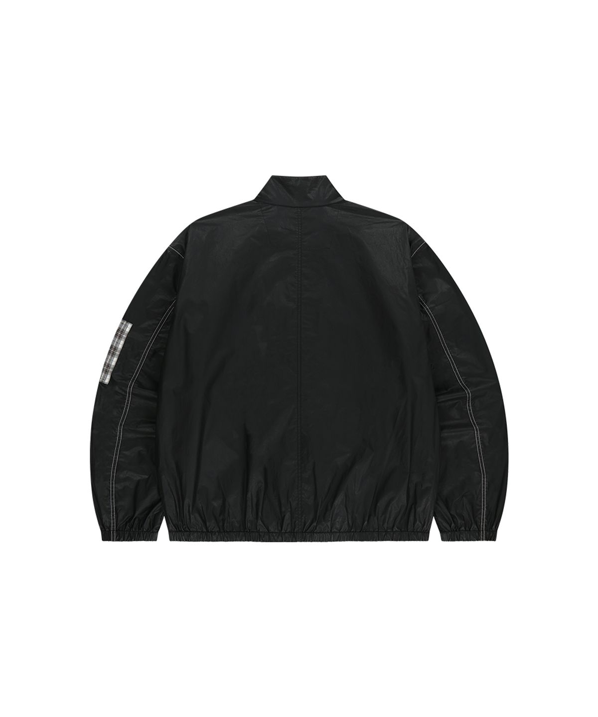마하그리드(MAHAGRID) CHECK HARRINGTON JACKET BLACK(MG2GSMB962A)