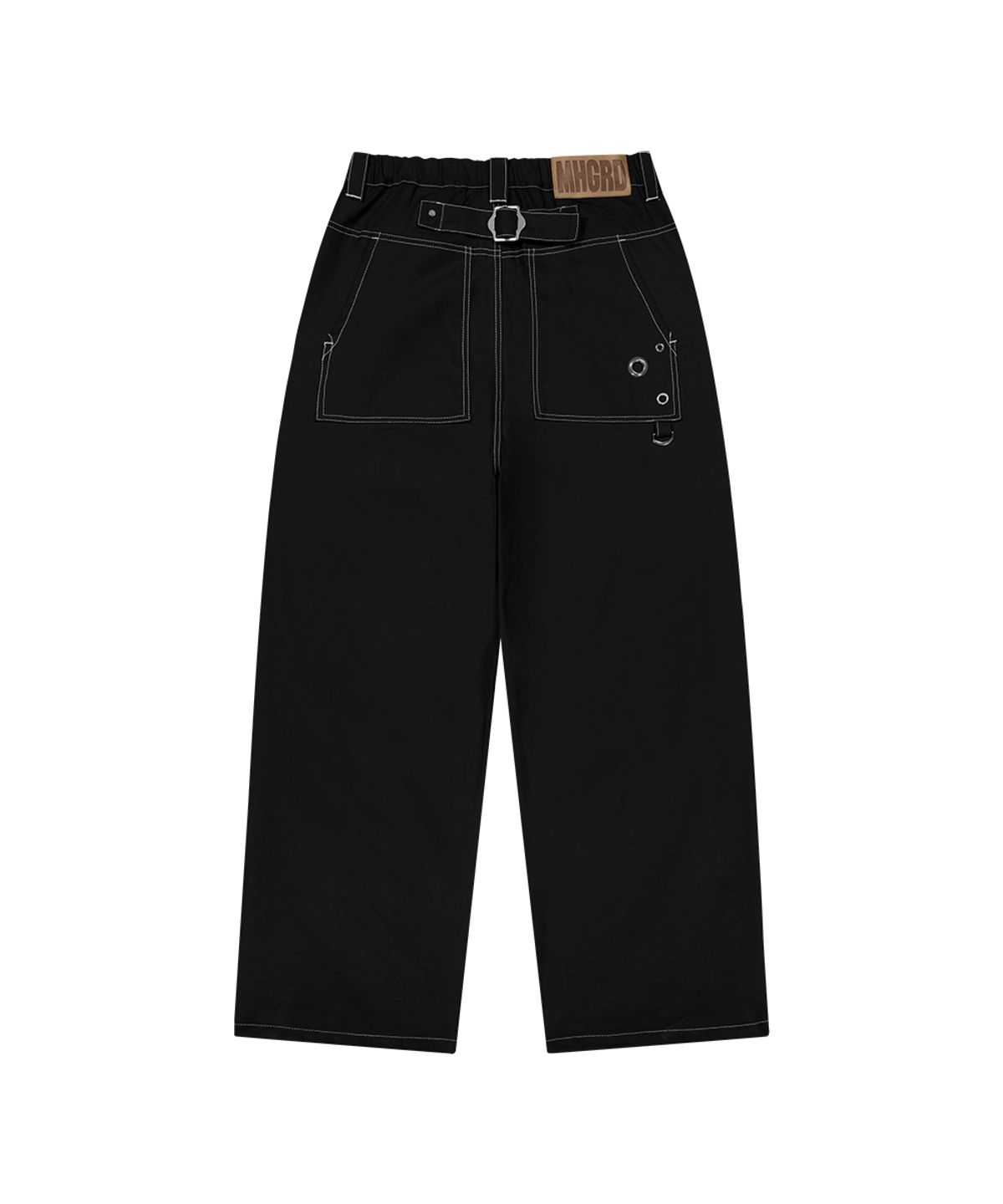 마하그리드(MAHAGRID) EYELET WIDE PANTS BLACK(MG2GSMPA12A)