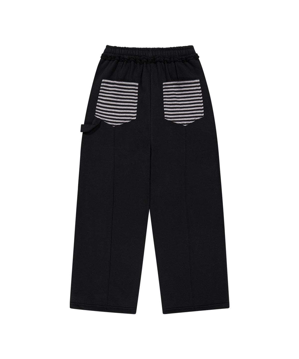 마하그리드(MAHAGRID) STRIPE POCKET SWEAT PANT BLACK(MG2FFMPA08A)