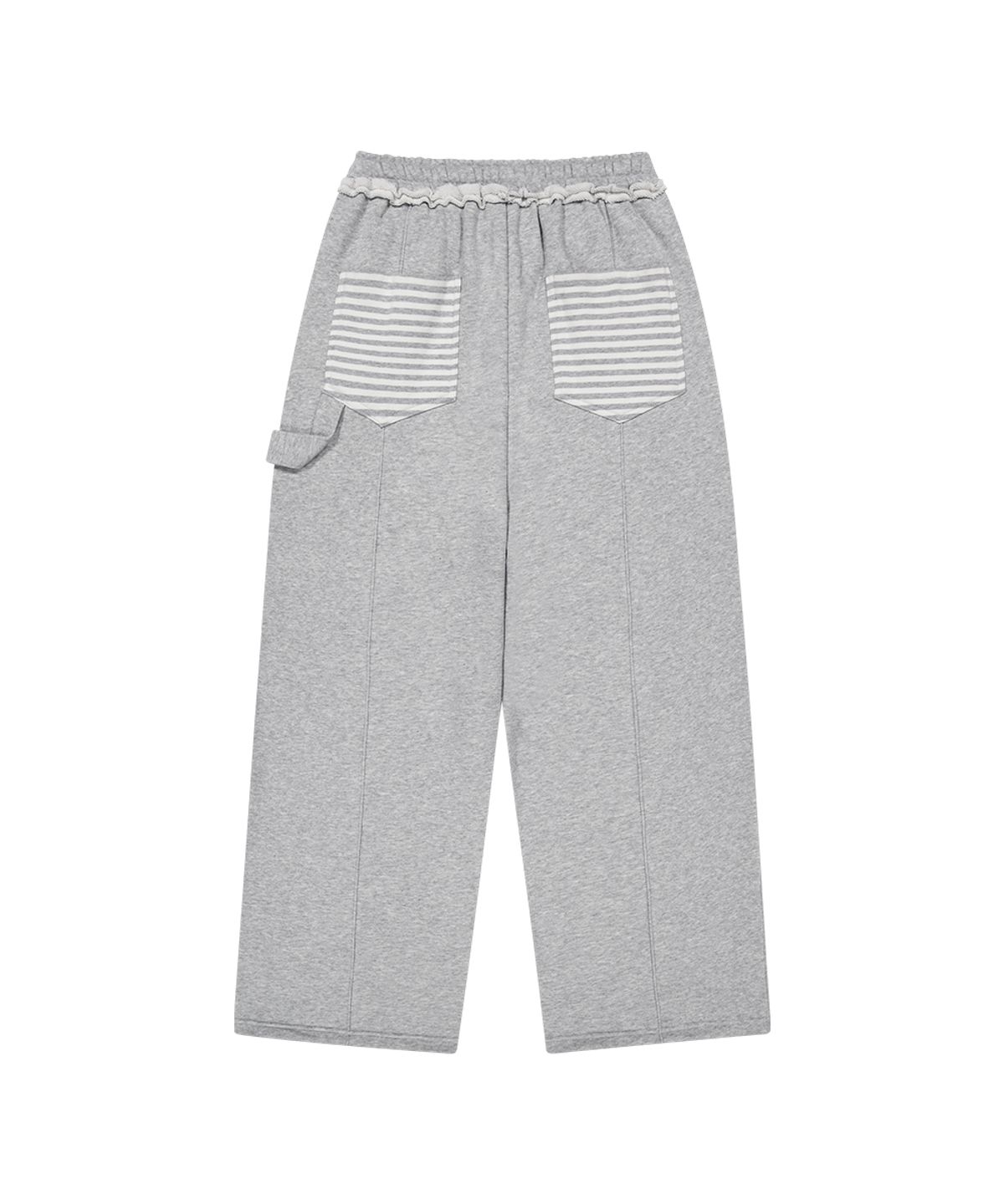 마하그리드(MAHAGRID) STRIPE POCKET SWEAT PANT GREY(MG2FFMPA08A)