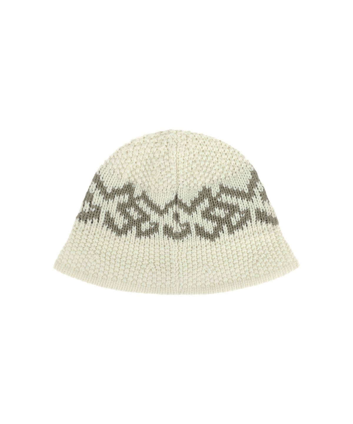 마하그리드(MAHAGRID) M LOGO KNIT BUCKET HAT IVORY(MG2GSMAB20A)