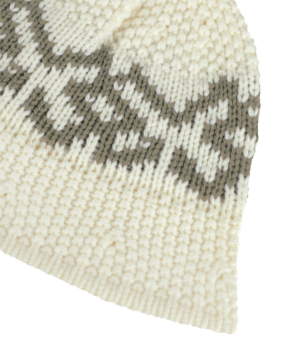 마하그리드(MAHAGRID) M LOGO KNIT BUCKET HAT IVORY(MG2GSMAB20A)
