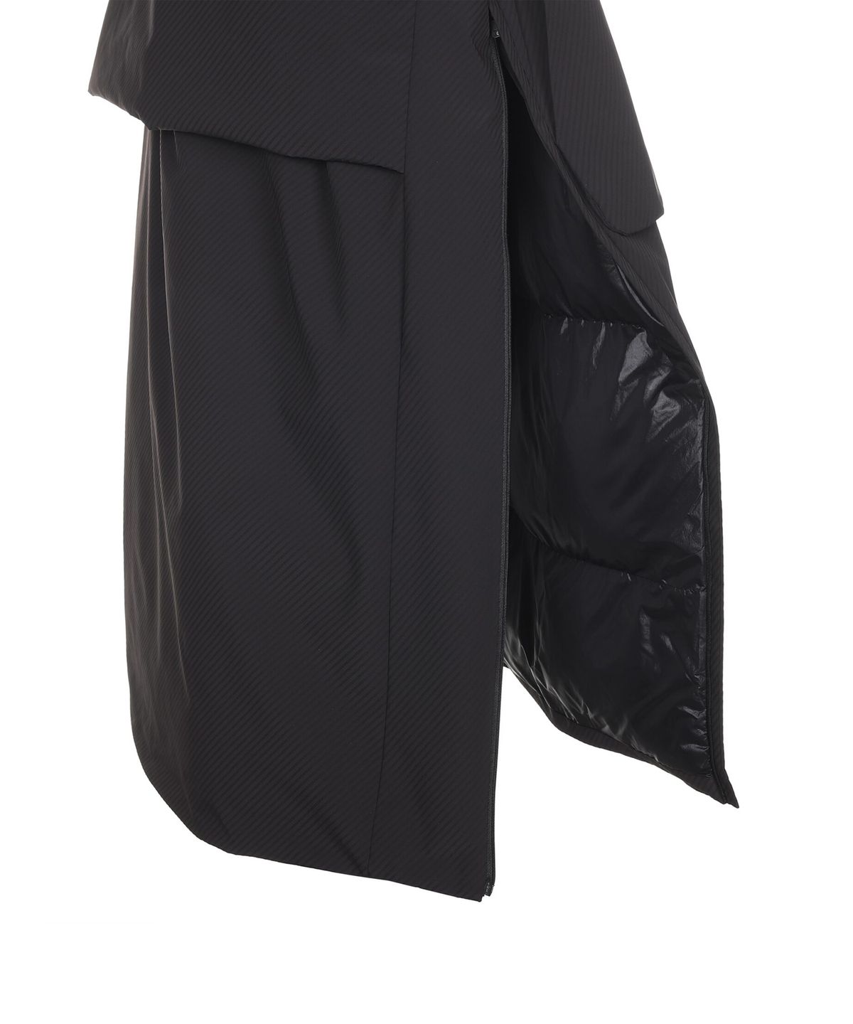 밀라코드(MILACODE) Utility Long Anorak Padding (3M Featherless) Over Fit (BLACK)