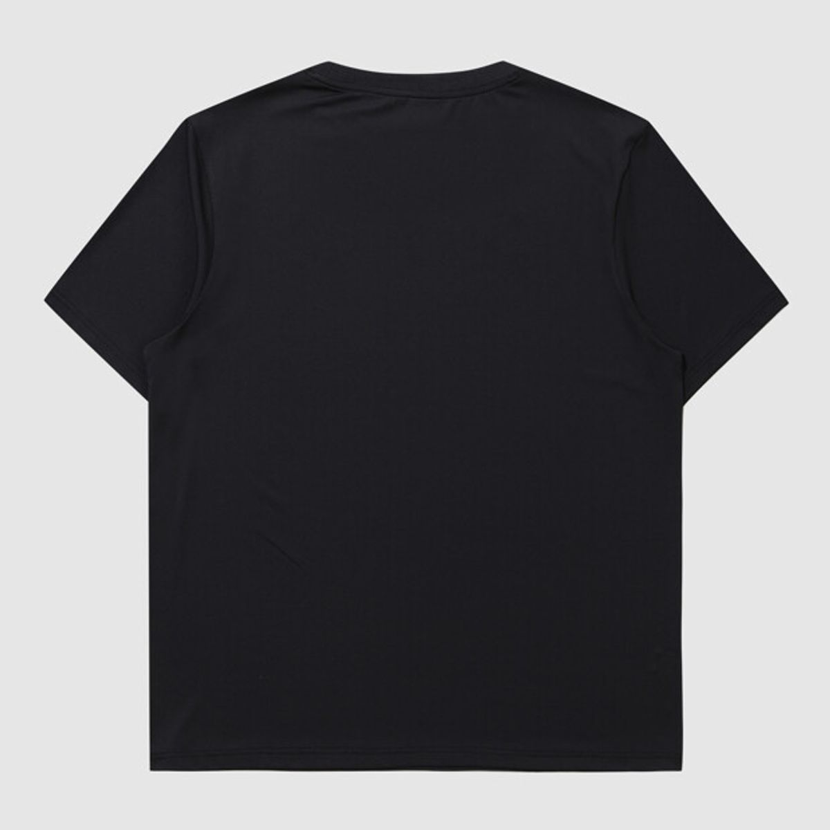 엄브로(UMBRO) 베이직 폴리 스판 스몰로고 반팔 티셔츠 블랙 UR121SRS14