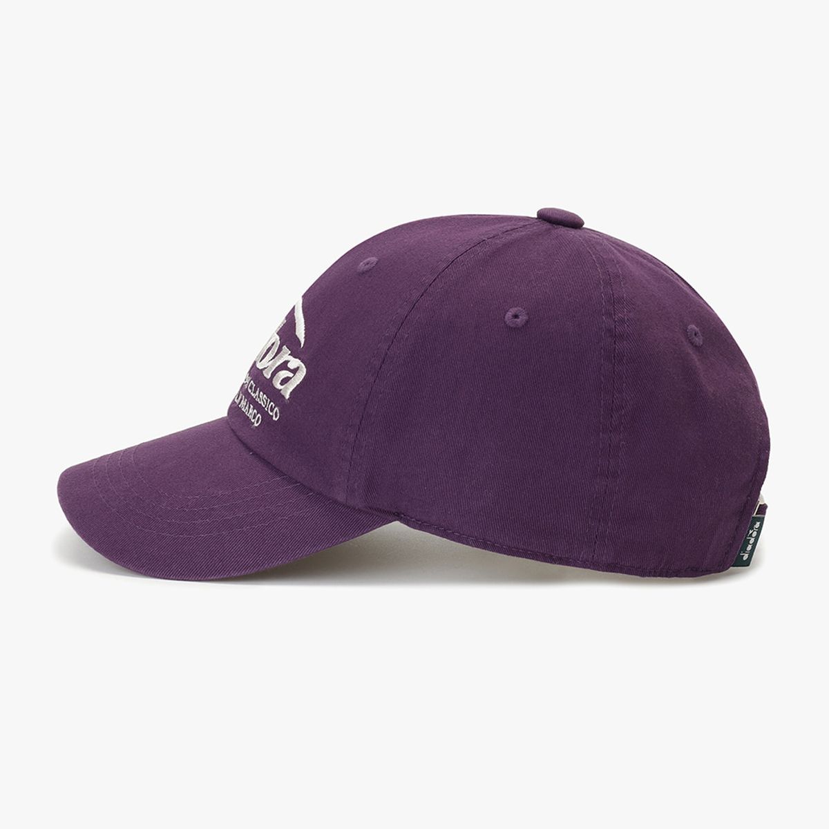 디아도라(diadora) 베이직 면트윌 볼캡 PURPLE