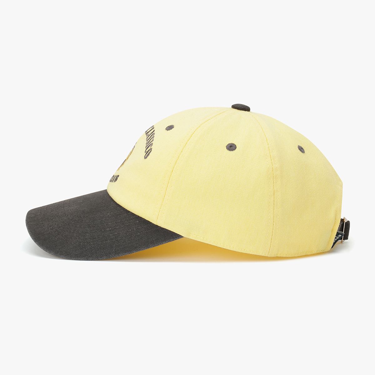 디아도라(diadora) 로고 그래픽 볼캡 YELLOW