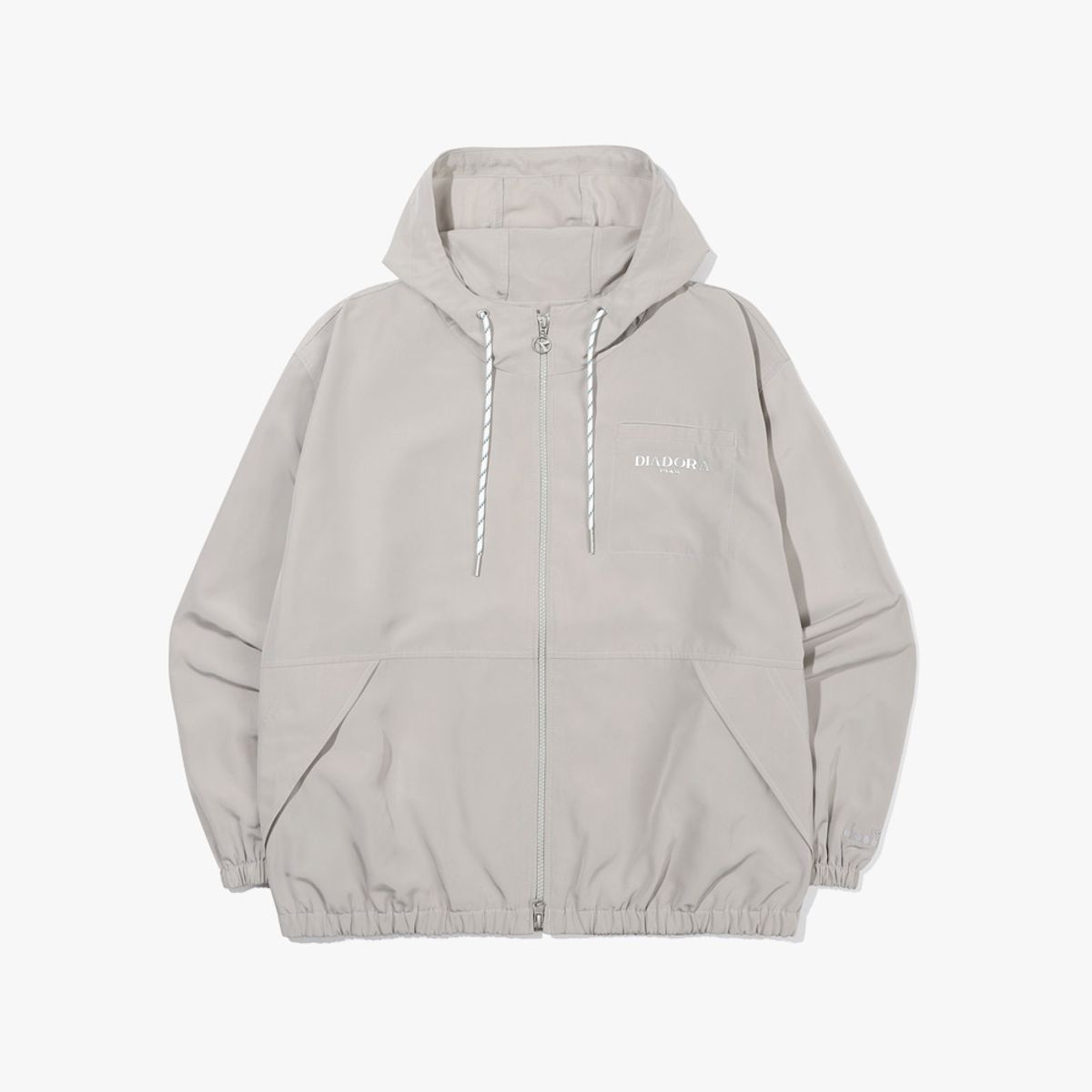 디아도라(diadora) 스트링 포인트 우븐 자켓 BEIGE