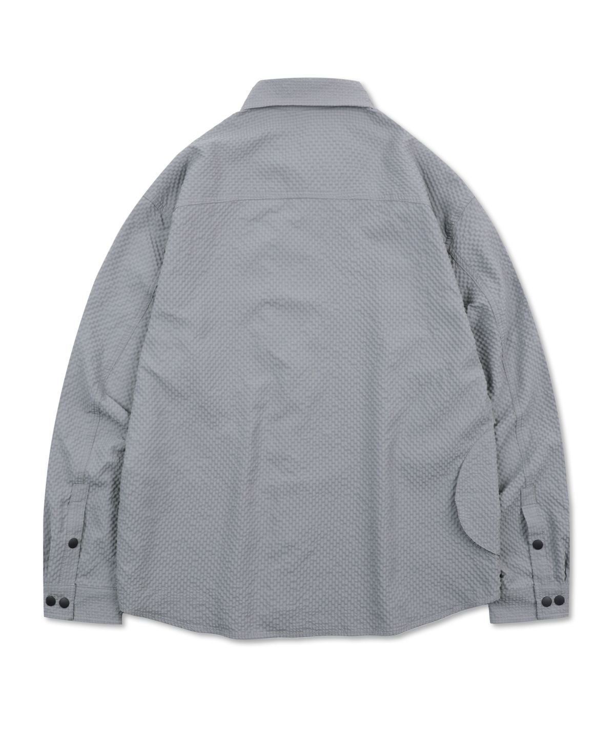 엑스톤즈(XTONZ) XTS040 유틸리티 깅엄 체크 셔츠 (LIGHT GRAY)