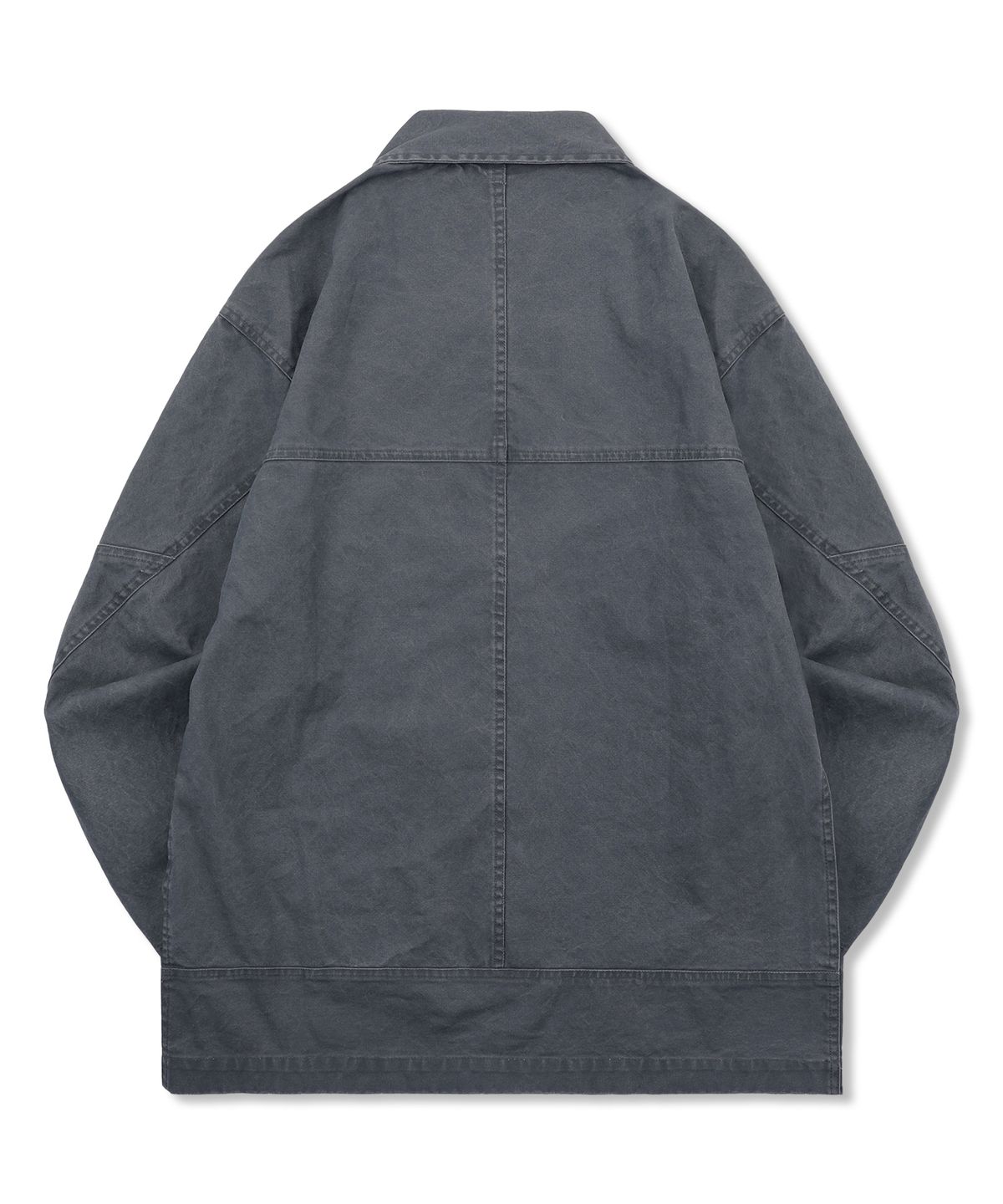 엑스톤즈(XTONZ) XJ137 빈티지 워싱 코튼 카코트 (CHARCOAL)