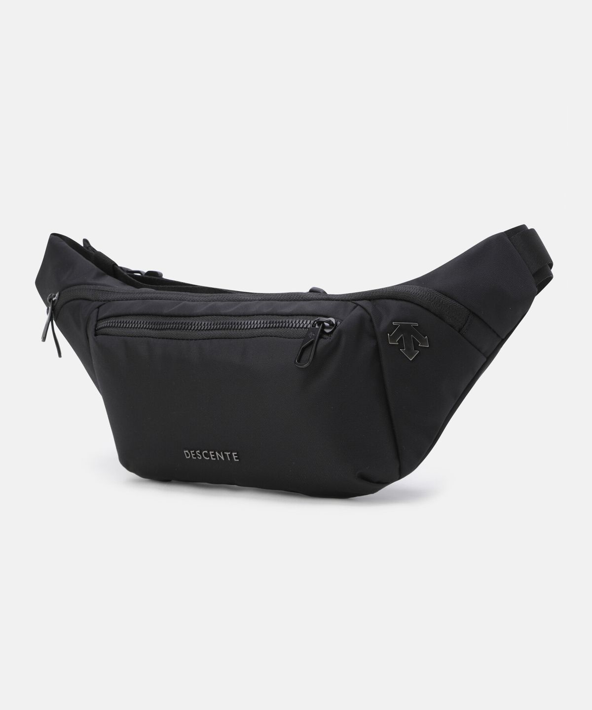 데상트(DESCENTE) 트래블 스몰 힙색 블랙 SR123UBG19