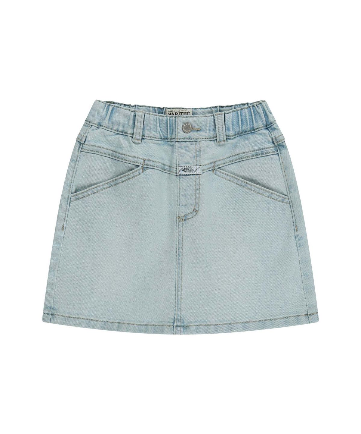 마리떼 키즈(MARITHÉ KIDS) KIDS W X-POCKET DENIM MINI SKIRT light blue