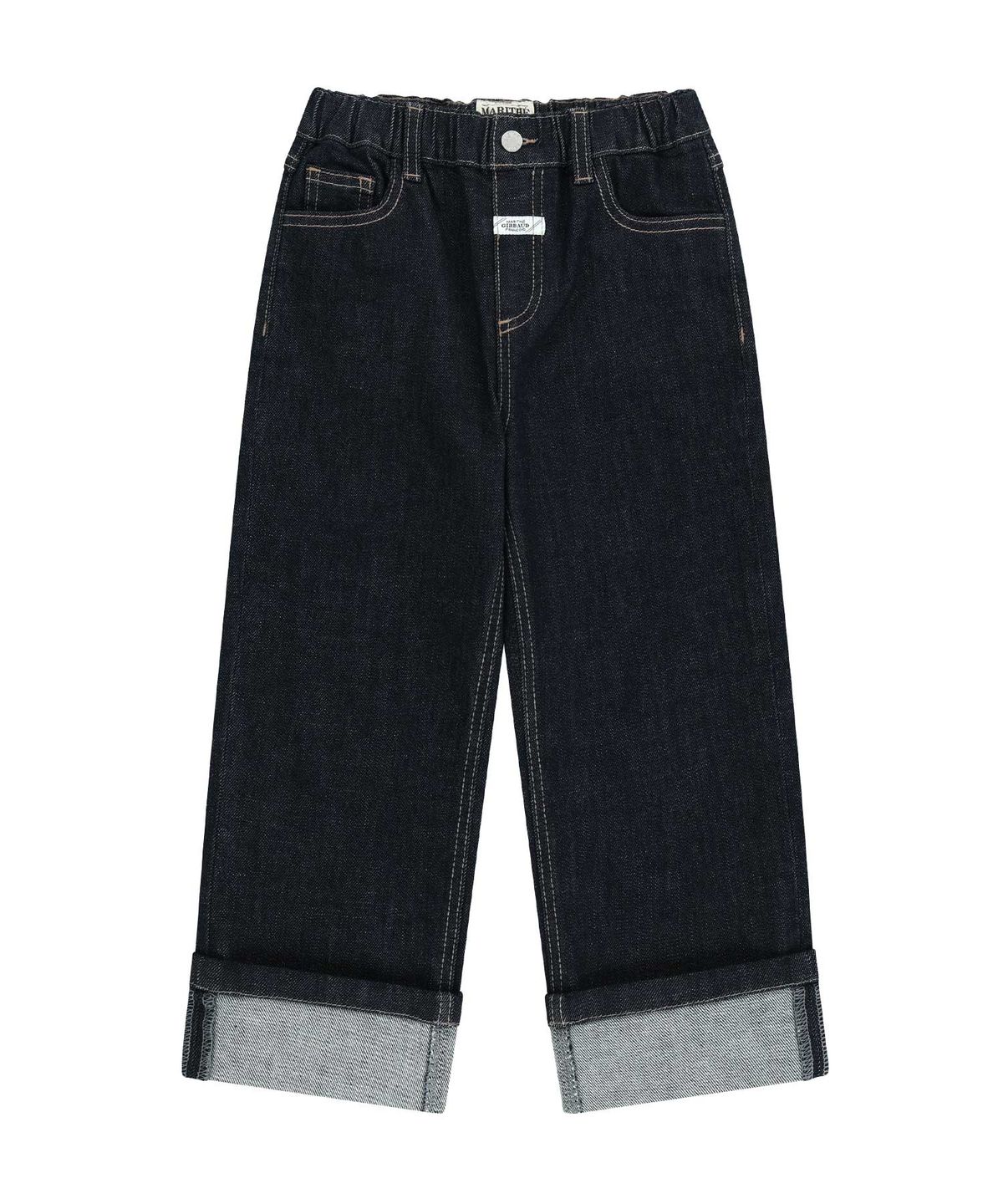 마리떼 키즈(MARITHÉ KIDS) KIDS ROLL UP DENIM PANTS indigo