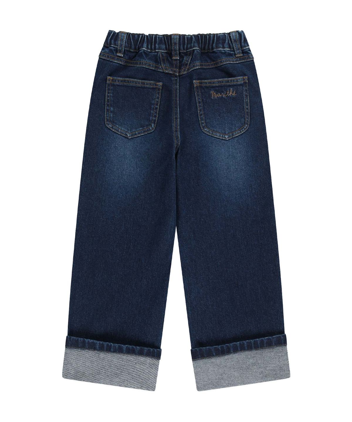 마리떼 키즈(MARITHÉ KIDS) KIDS ROLL UP DENIM PANTS dark blue