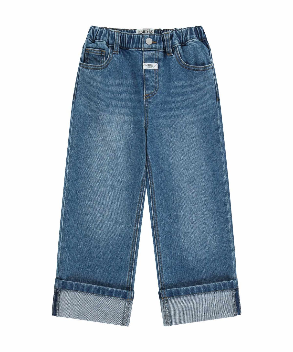 마리떼 키즈(MARITHÉ KIDS) KIDS ROLL UP DENIM PANTS blue