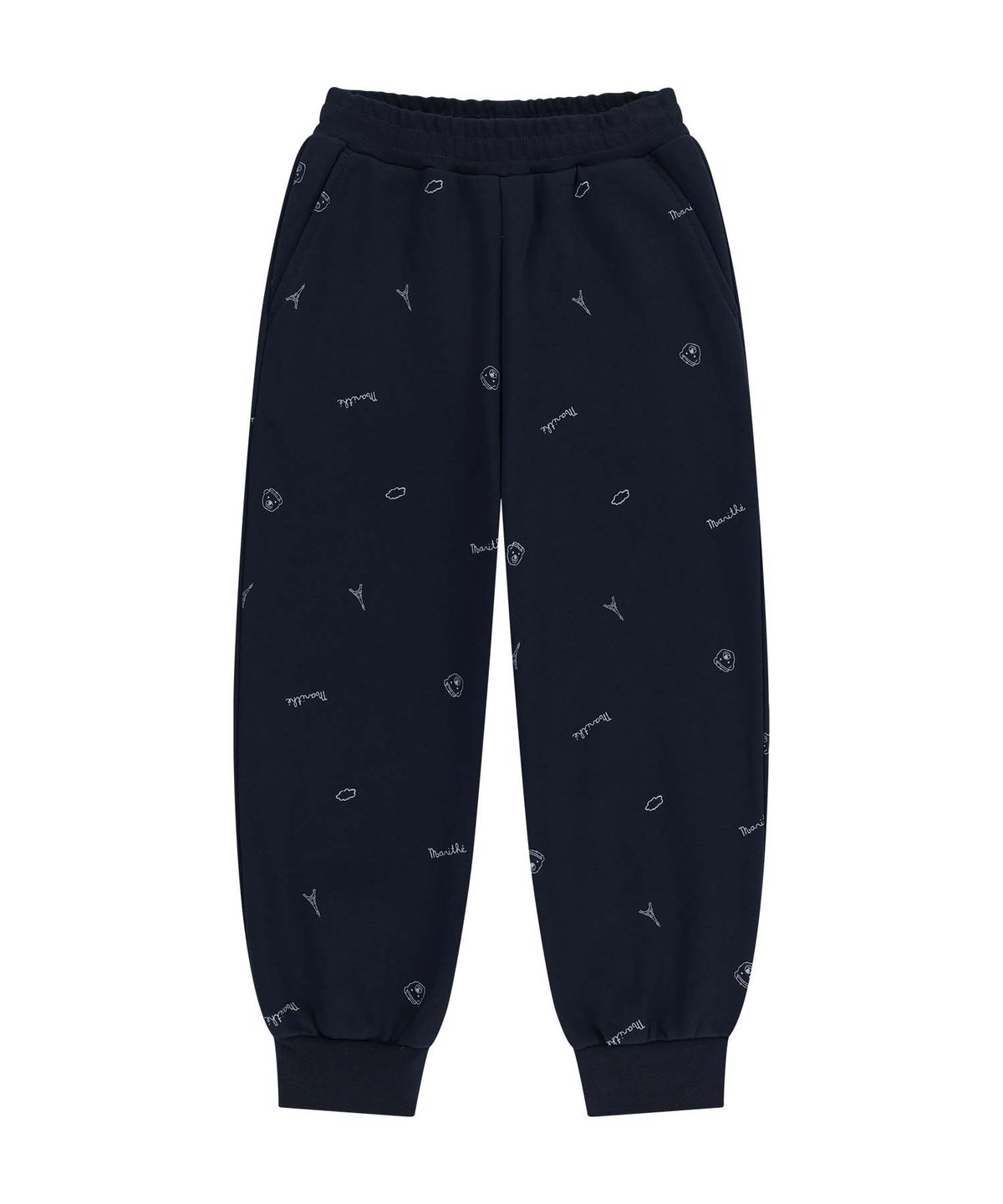 마리떼 키즈(MARITHÉ KIDS) KIDS ALL OVER SWEAT PANTS navy