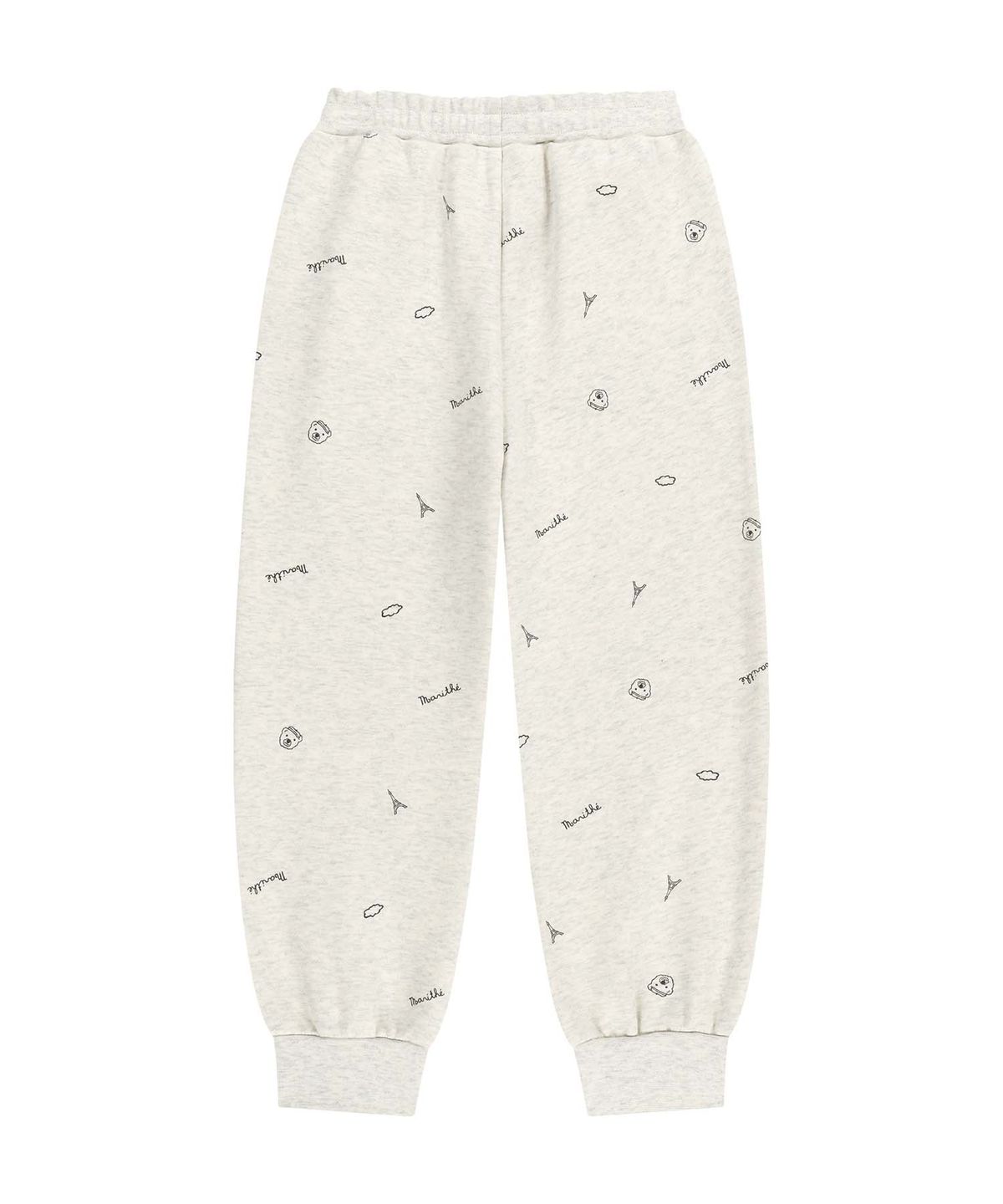 마리떼 키즈(MARITHÉ KIDS) KIDS ALL OVER SWEAT PANTS oatmeal