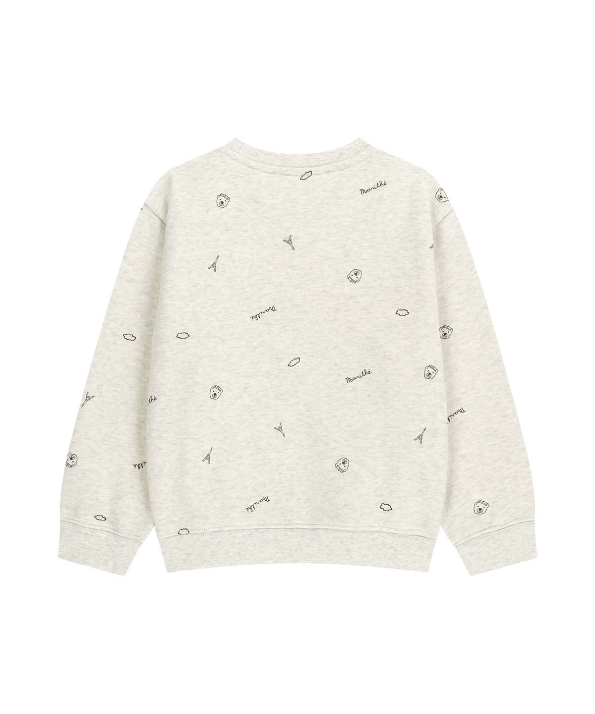 마리떼 키즈(MARITHÉ KIDS) KIDS ALL OVER SWEATSHIRTS oatmeal