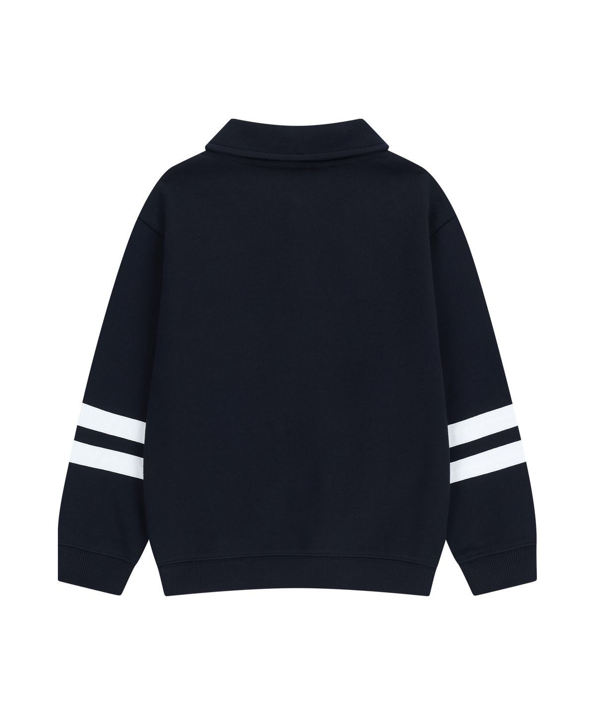 마리떼 키즈(MARITHÉ KIDS) KIDS STRIPE POINT COLLAR SWEATSHIRT navy