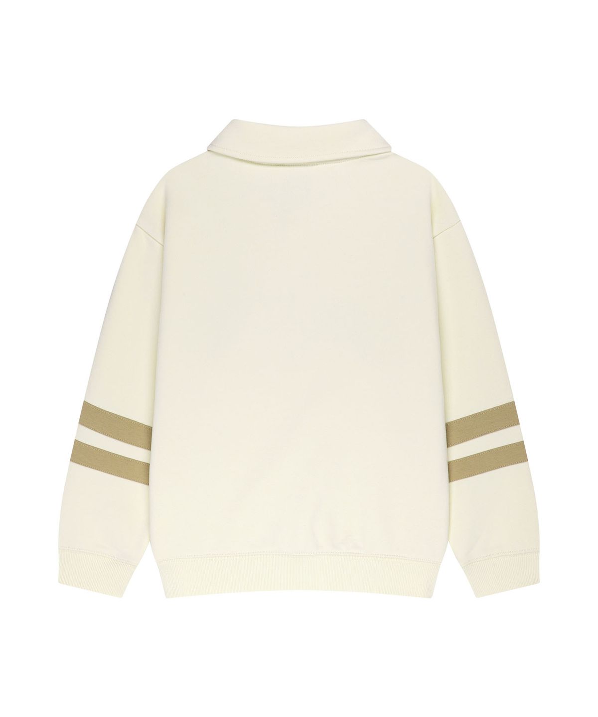 마리떼 키즈(MARITHÉ KIDS) KIDS STRIPE POINT COLLAR SWEATSHIRT ivory