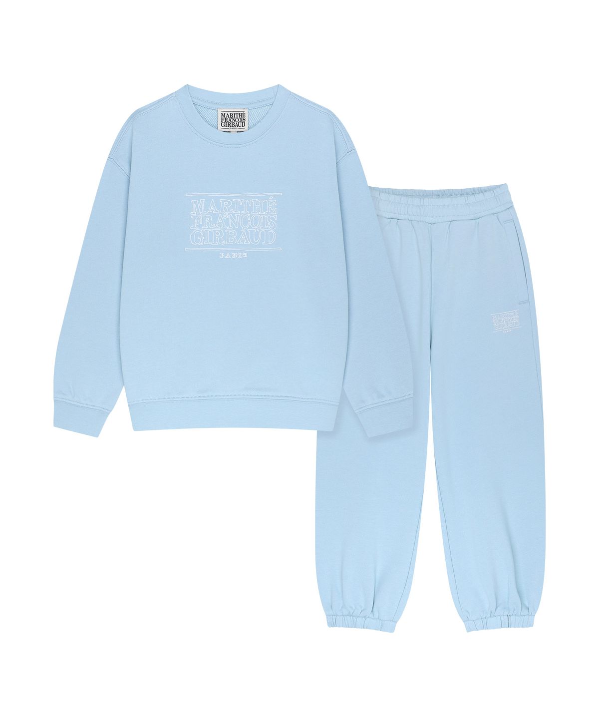 마리떼 키즈(MARITHÉ KIDS) KIDS DOODLE CLASSIC LOGO JOGGER SET-UP light blue