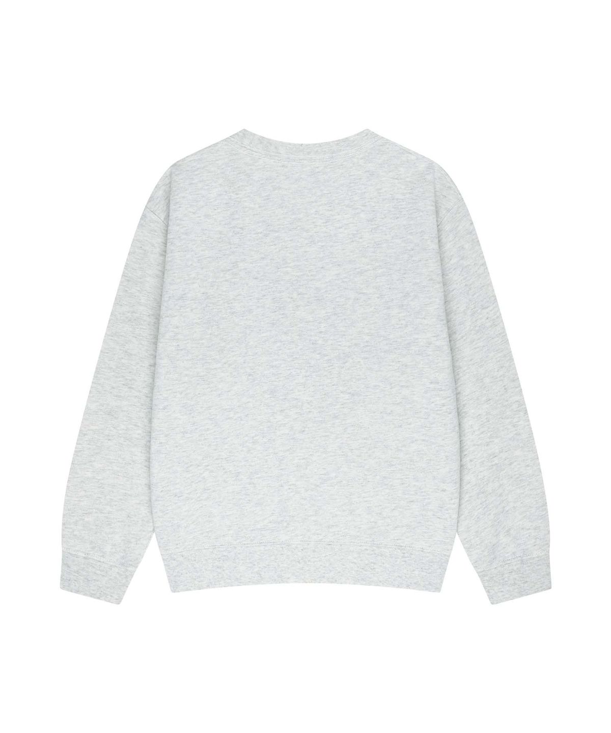 마리떼 키즈(MARITHÉ KIDS) KIDS FLOWER BEAR CLASSIC LOGO REGEN SWEATSHIRT light heather gray