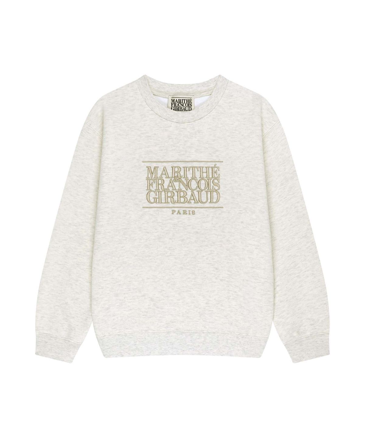 마리떼 키즈(MARITHÉ KIDS) KIDS CLASSIC LOGO SWEATSHIRT oatmeal