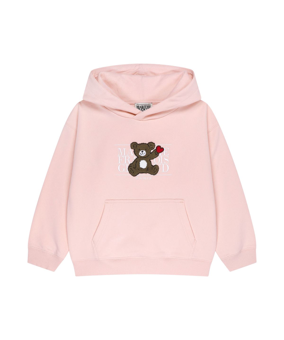 마리떼 키즈(MARITHÉ KIDS) KIDS BEAR CLASSIC LOGO HOODIE pink