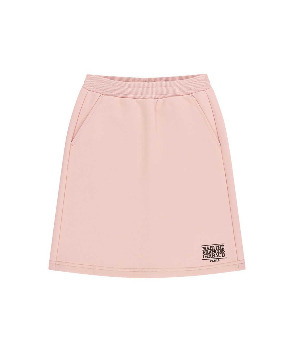 마리떼 키즈(MARITHÉ KIDS) KIDS W CLASSIC LOGO MIDI SWEAT SKIRT salmon