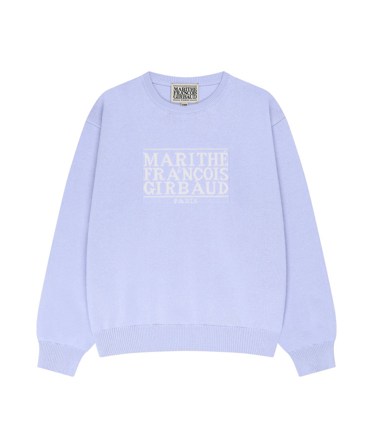 마리떼 키즈(MARITHÉ KIDS) KIDS CLASSIC LOGO KNIT PULLOVER light purple