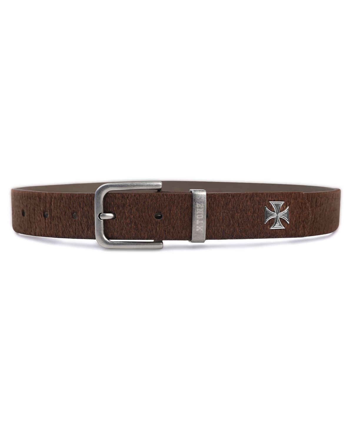 엑스톤즈(XTONZ) XTA109 파이톤 페이크 레더 벨트 (BROWN)
