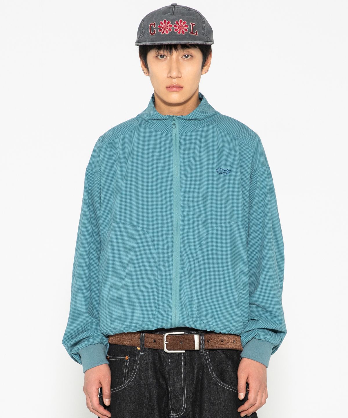 엑스톤즈(XTONZ) XJ135 인피니티 체크 트랙 자켓 (BLUE)