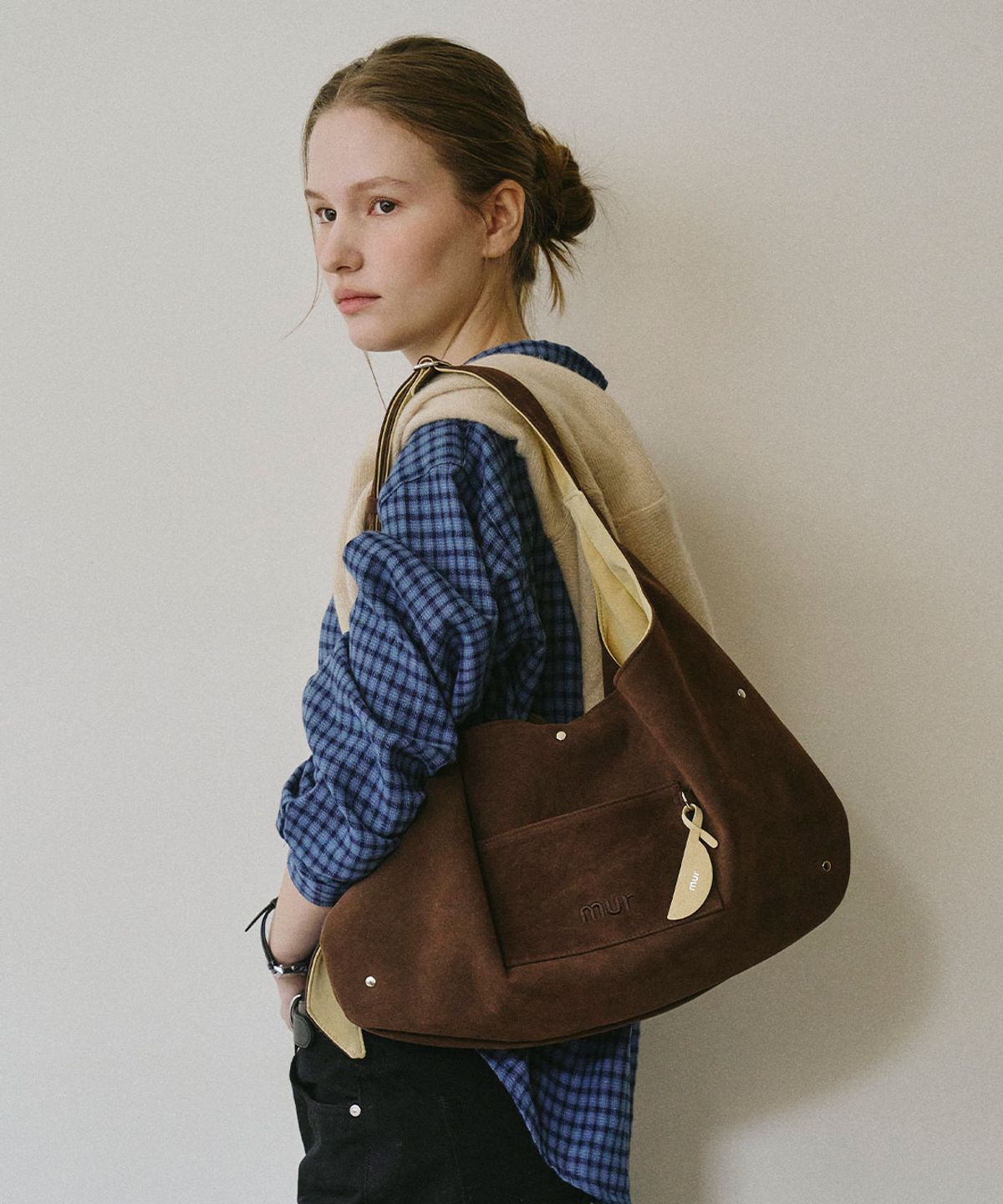 무르(MUR) Reversible Polar Hobo Bag(5color)