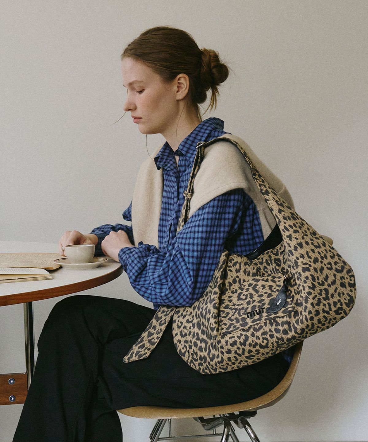 무르(MUR) Reversible Polar Hobo Bag(5color)
