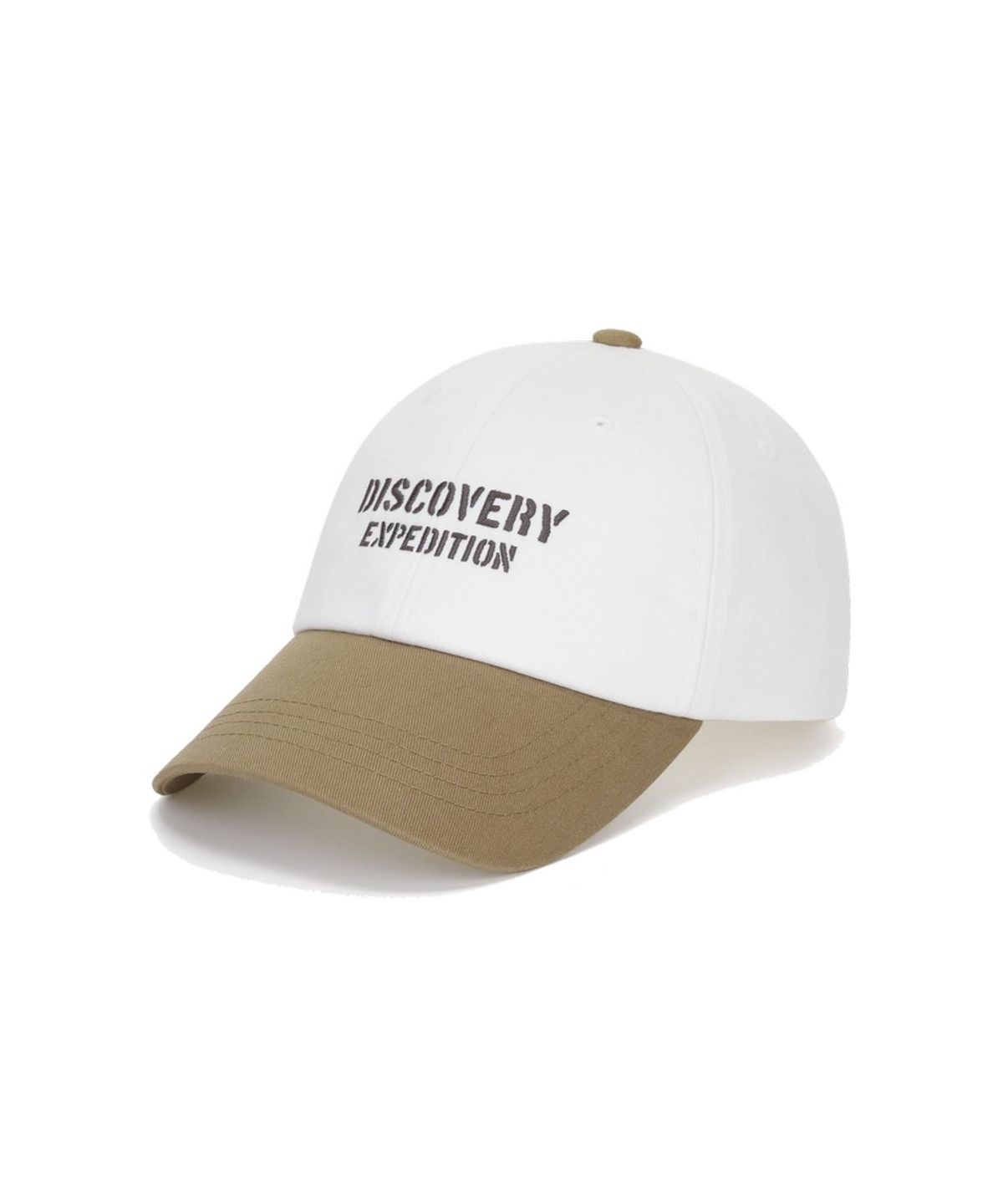 디스커버리 키즈(DISCOVERY KIDS) 리틀 디스커버러 컬러블럭 볼캡 (CREAM)