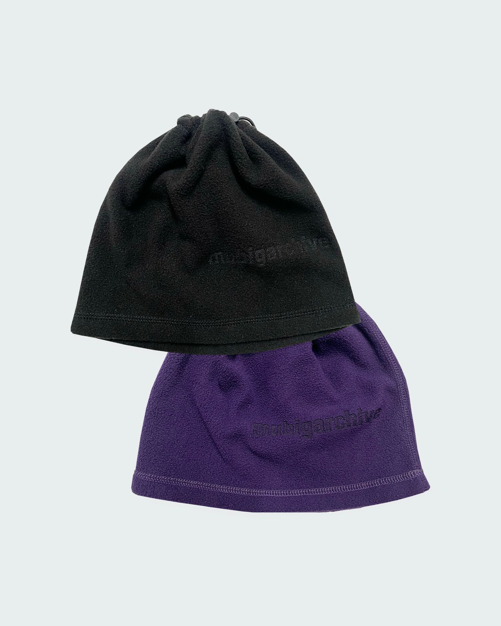 MUSINSA | MUBIG.ARCHIVE Fleece Neck warmer (Purple)