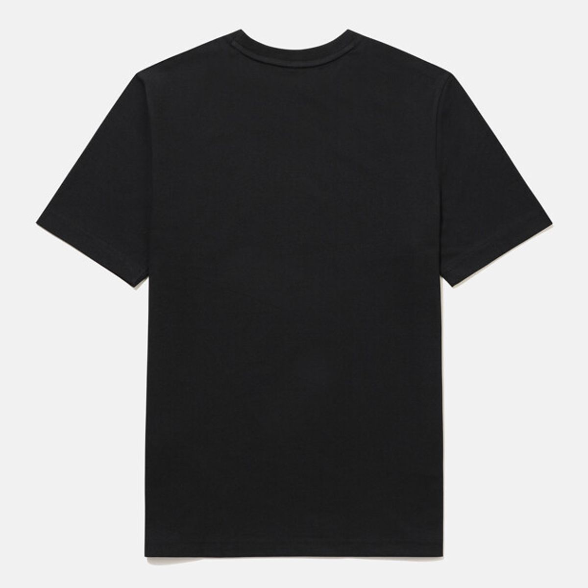 데상트(DESCENTE) 스몰 워딩 코튼 반팔 티셔츠 블랙 SR123UTS15