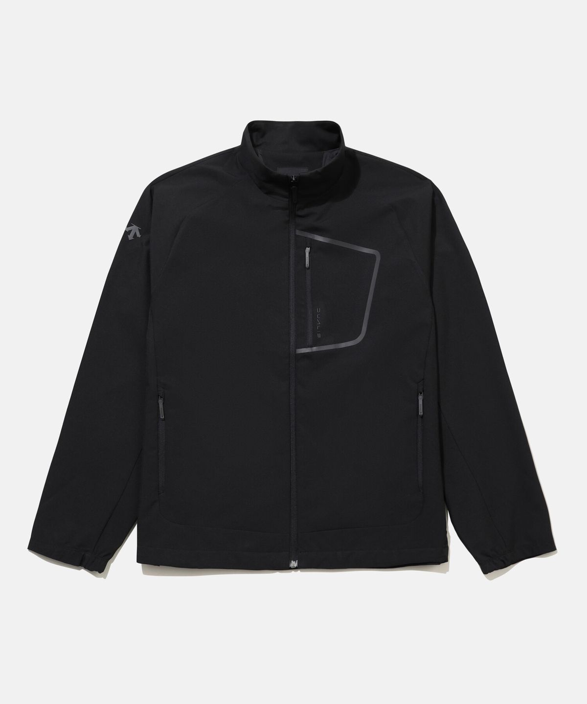 데상트(DESCENTE) 듀얼리스 스탠드넥 안감형 자켓 블랙 SR121DJK15