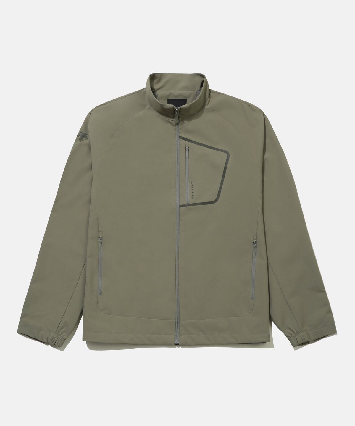 데상트(DESCENTE) 듀얼리스 스탠드넥 안감형 자켓 카키 SR121DJK15