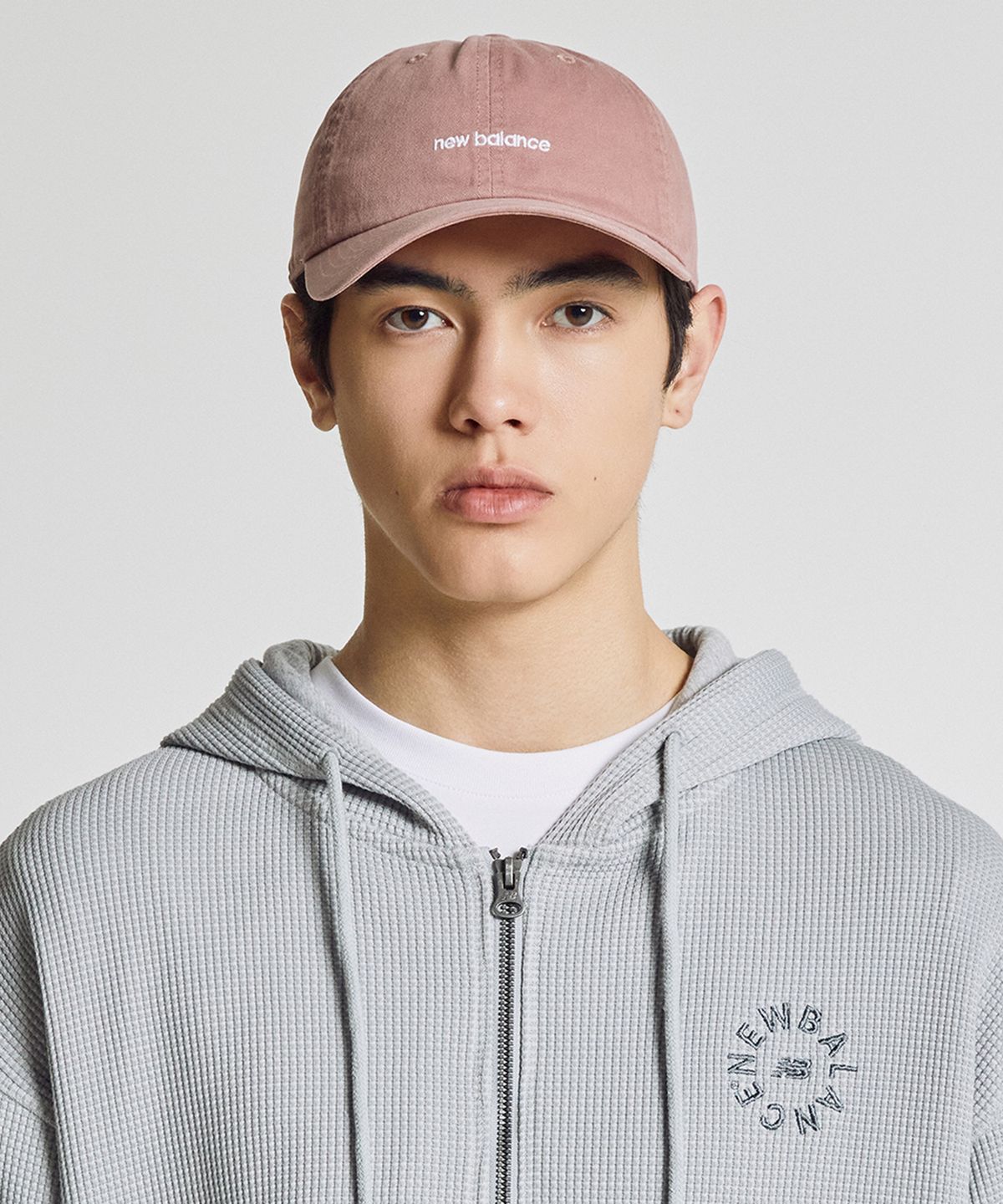뉴발란스(NEW BALANCE) NBGDGS1102 / 레터 로고 볼캡 (PINK)