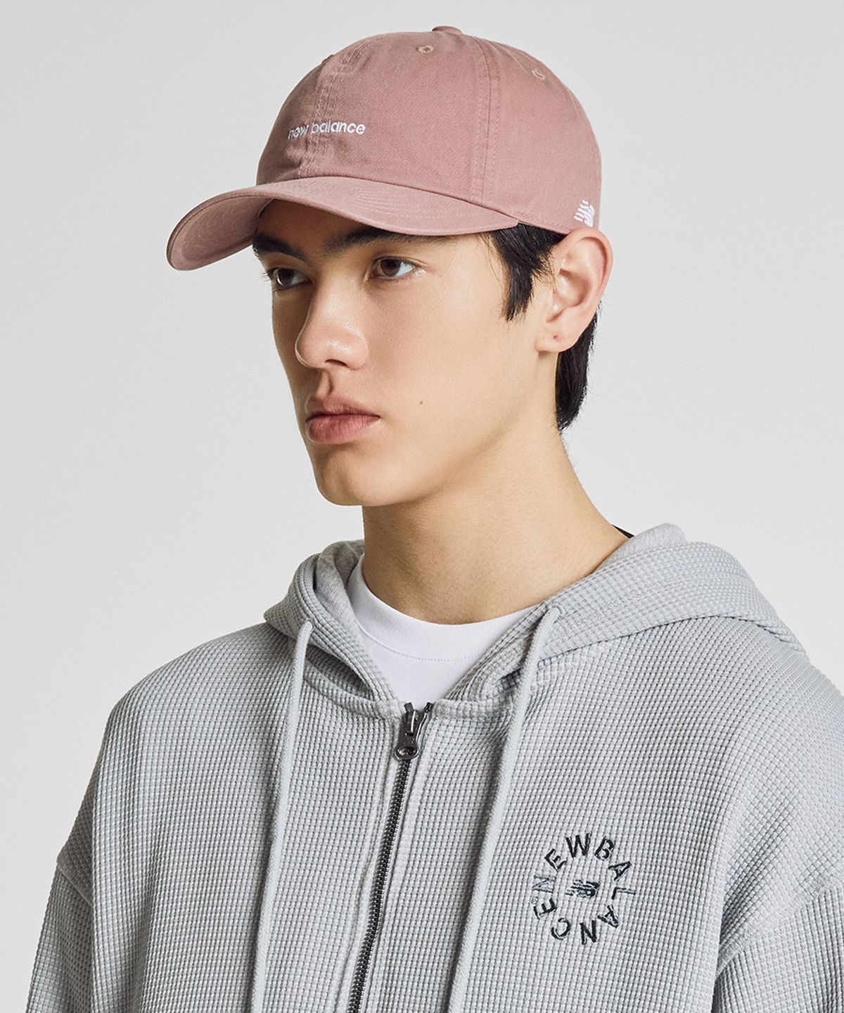 뉴발란스(NEW BALANCE) NBGDGS1102 / 레터 로고 볼캡 (PINK)