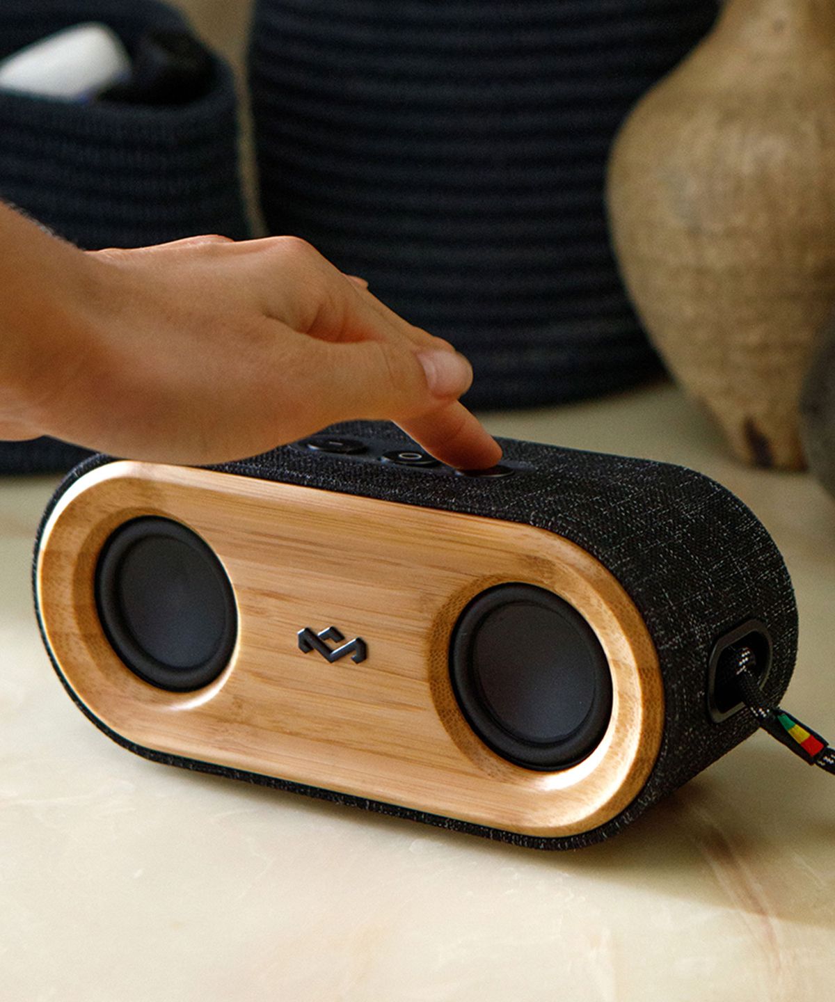 더하우스오브말리(THE HOUSE OF MARLEY) 하우스오브말리 블루투스 스피커 GT2 mini 밥말리 집들이선물 글램핑