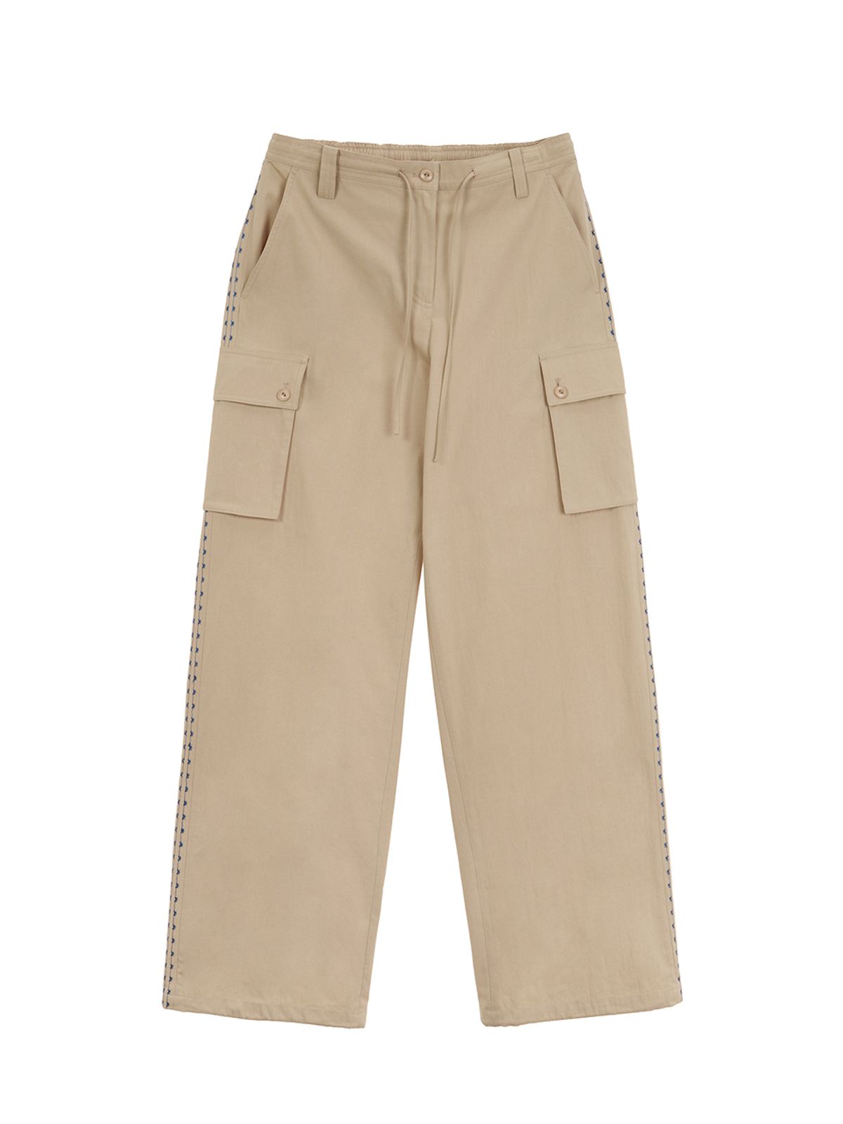 뮈뮈에르(MUEMUER) Embroidered Cargo Pants MU2611PT501V