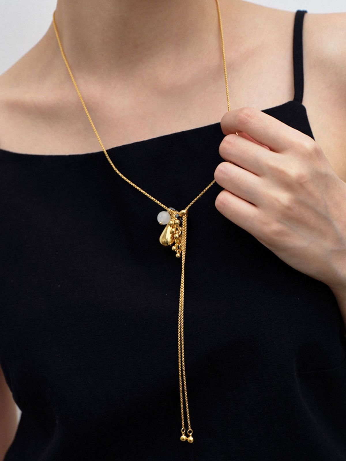 앤 서울(ANNE SEOUL) MULTI CHARMS NECKLACE