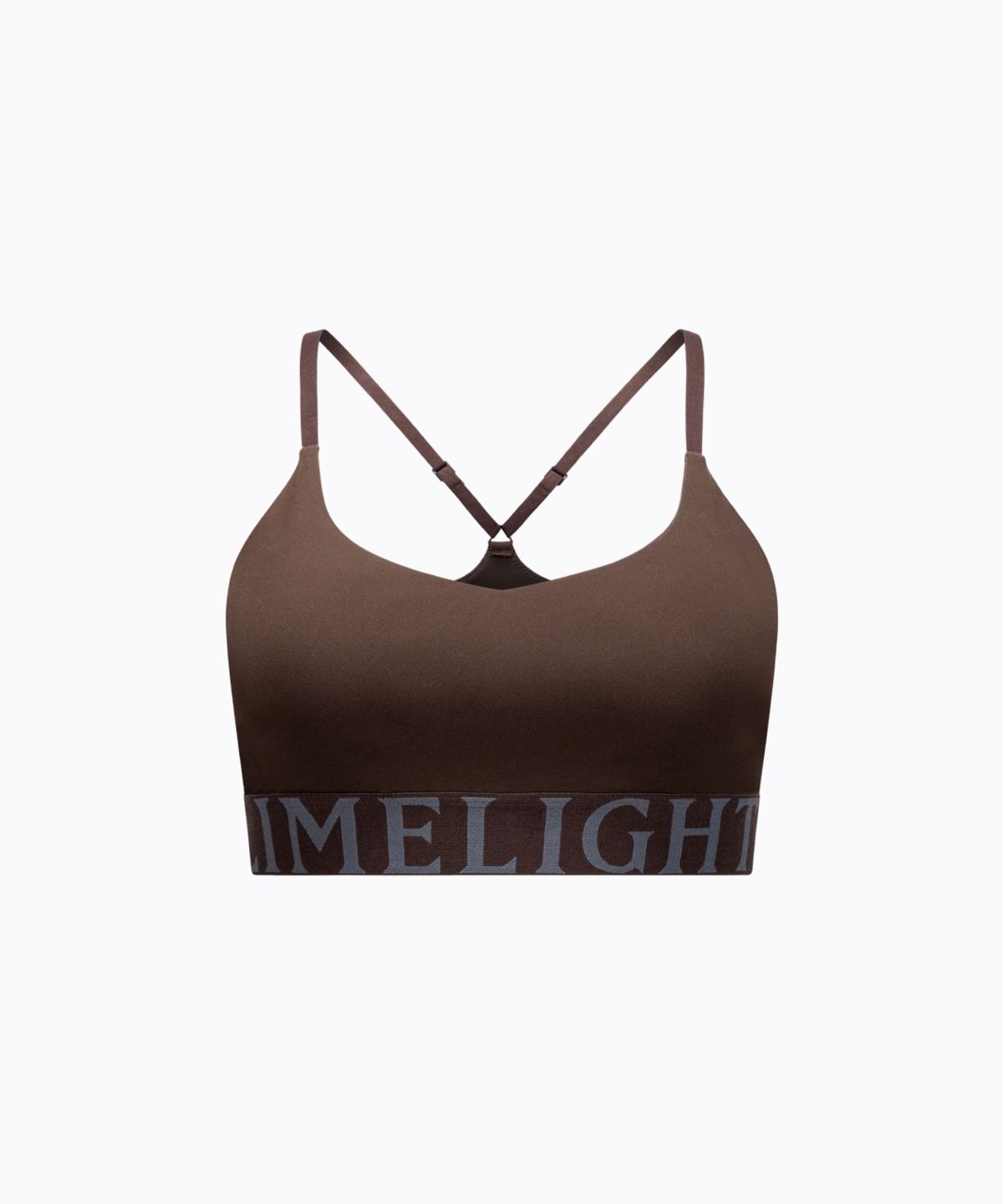 라임라잇 어패럴(LIMELIGHT APPAREL) 라임라잇 엘리트 스포츠 브라 (브라운/그레이)